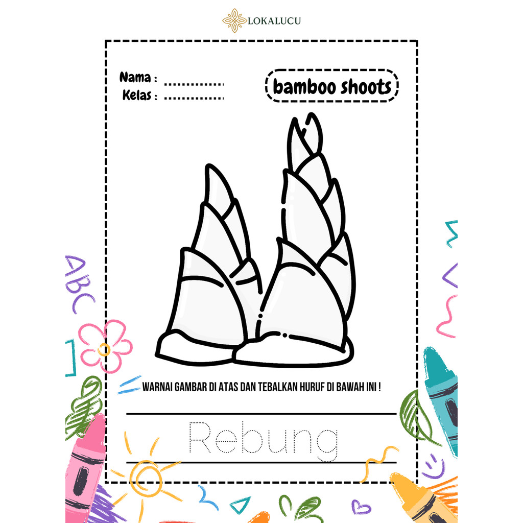 

[Whispers] 50 Lembar Menggambar dan Mewarnai Anak Edukasi Visual Seru di Rumah Tema Buah Hewan Sayur