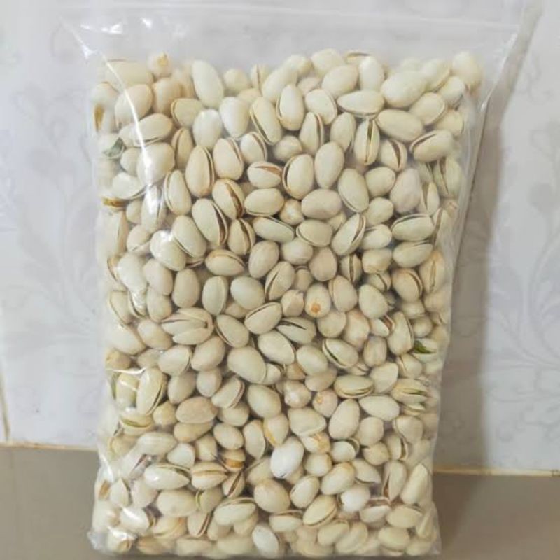 

Kacang Pistachio Kacang Fustuk 1Kg Khas Arab Kulit Putih Oleh Oleh Haji dan Umroh
