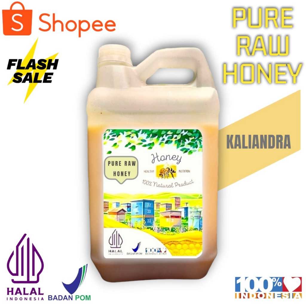 

GROSIR Madu Murni Asli 5 Kg Nektar Kaliandra 100% Alami Pure Natural Raw Honey