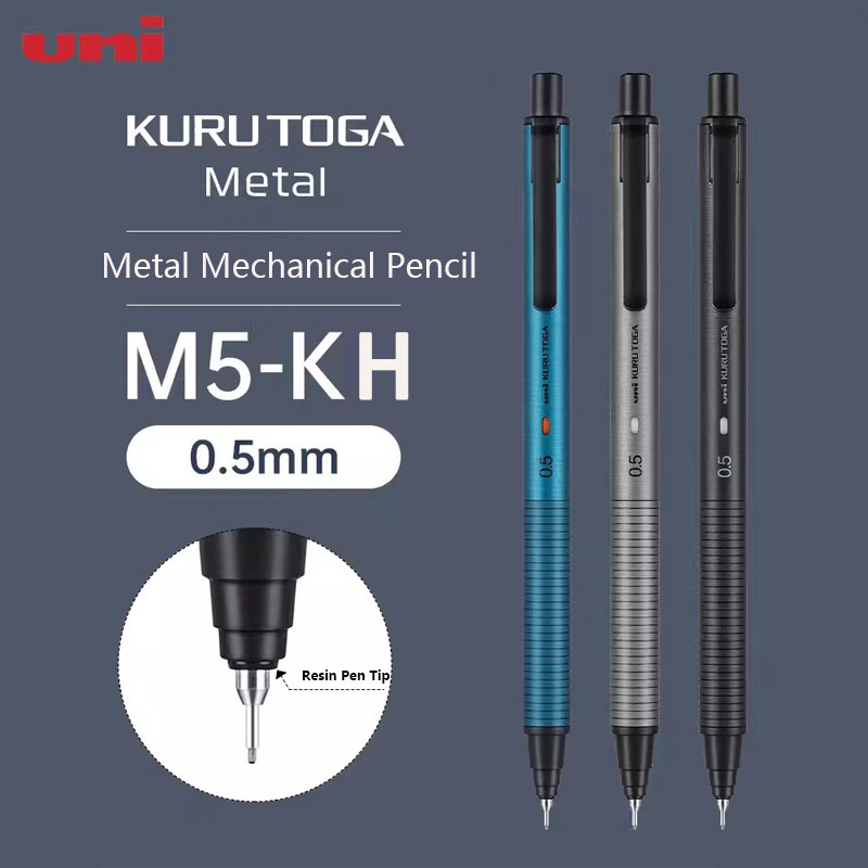 

Uni Japanese Mechanical Pencils, KuruToga M5-KH Automatic Rotating Lead Professional Pencil карандаши School Supplies Stationery