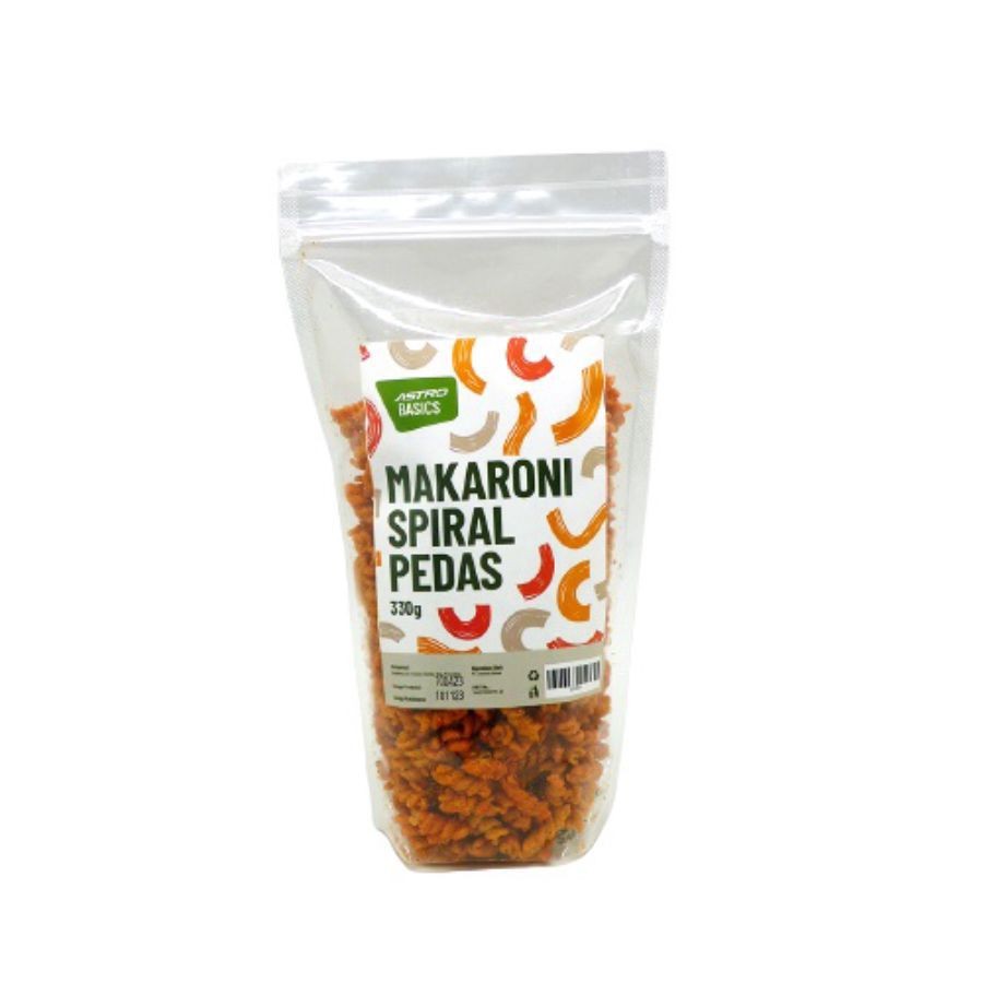 

Makaroni Spiral Pedas A Basics 330gram