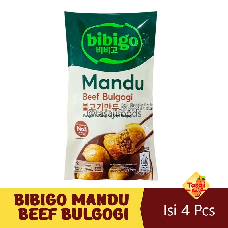 

Bibigo Korean Mandu Beef Bulgogi Pangsit Isi Ayam Isi 4 Pcs Grosir