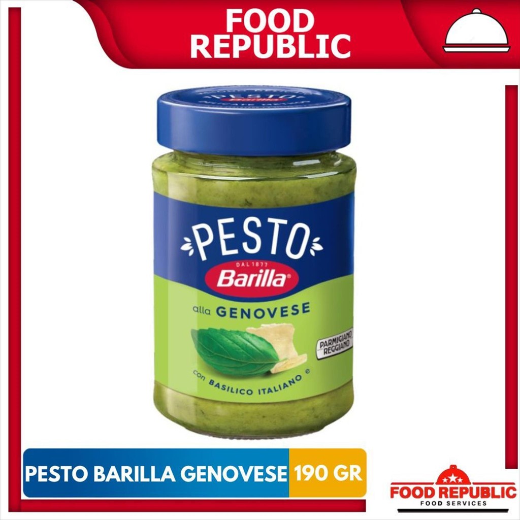 

Barilla PESTO Alla Genovese 190gr Basil basilico saus pasta barila Import