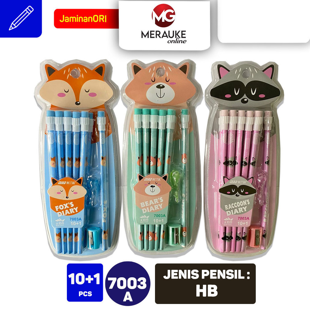 

Pensil SET HB dan Serutan ZAIXIN 7003A