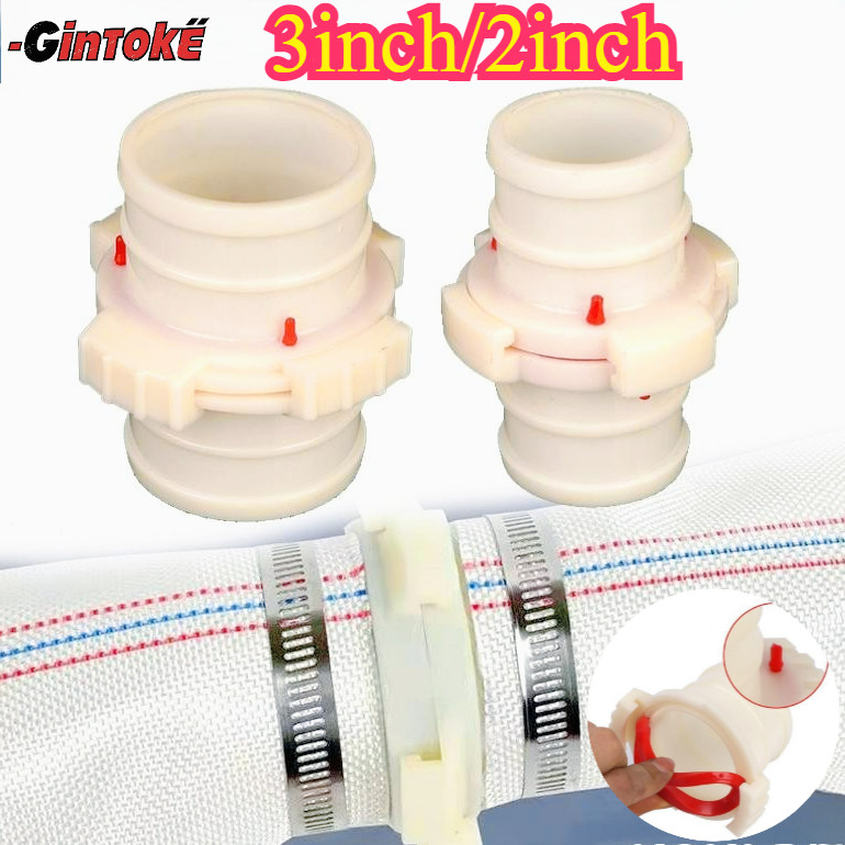 Sambungan Selang 2 Inch 3 Inch/Air Plastik Spiral Sambungan Selang Irigasi/ Sambungan Selang Irigasi