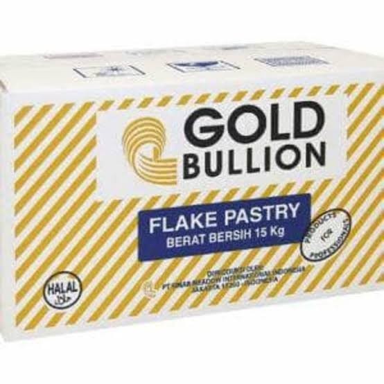 

GOLD BULLION Flake Pastry - Shortening Pastry - Korsvet Repack All Variant