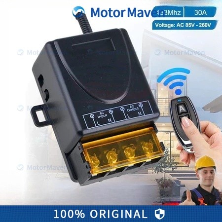 MotorMaven AC 220V Rumah Pintar Sakelar Jarak Jauh Nirkabel Remote Control Saklar on off / Saklar Re