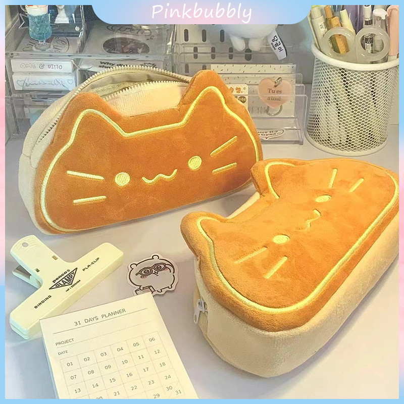 

Pinkbubbly.Tas Pena Kucing Lucu Ins High -Value Besar -Kapacity Stationery Storage Penyimpanan Siswa Pensil Kotak Pena Pena Pena Kucing Lucu