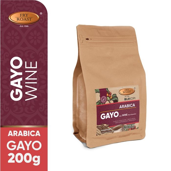

KOPI ARABICA GAYO WINE PROCESS 200 GR BIJI/BUBUK - BIJI