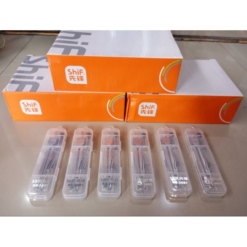 

Jangka Stainless Steel 4001 Anti Karat / Jangka+Pensil V90 / Jangka Set Murah Bagus / Jangka Sekolah / Math Set / Busur Penggaris