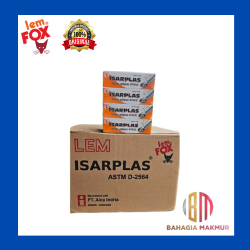 

Harga Promo Lem Isarplas lem pipa paralon PVC Daya Rekat PER DUS isi 144 pcs jika tidak ori uang 100% kembali