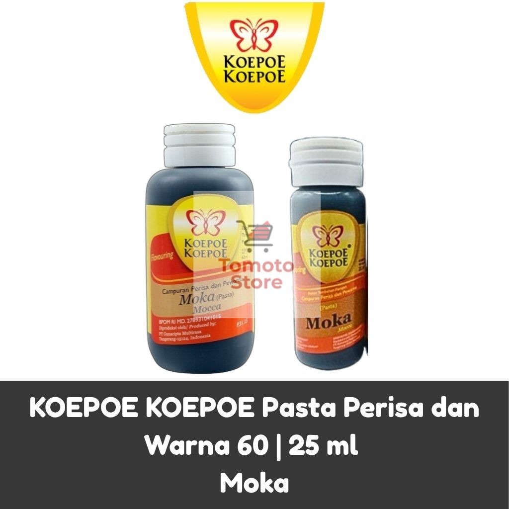 

✨ TOMOTOSTORE ✨ KOEPOE KOEPOE Pasta Perisa dan Warna Mocca / Mocha / Moka