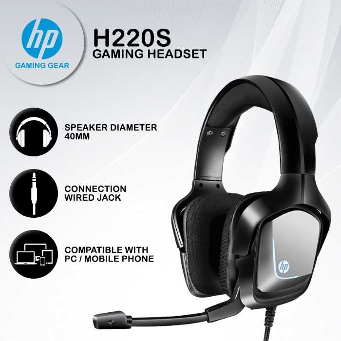 Headset Gaming HP H220S - Mobile / PC Headset With Single Jack