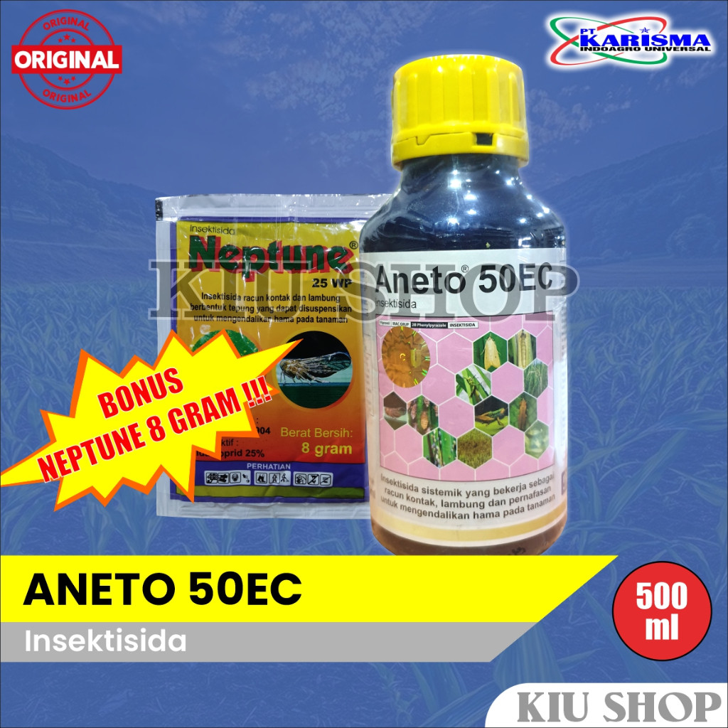 TERLARISGrosir / ANETO 50 EC - 500ml / Insektisida Kontak, Lambung, Pernafasan Hama Wereng Padi / Fi