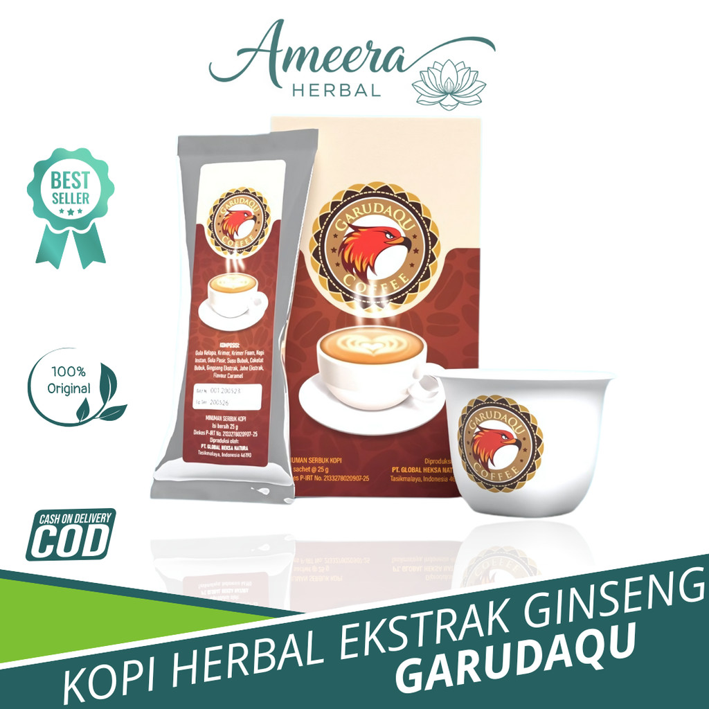 

Kopi Herbal Garudaqu Ekstrak Ginseng Untuk Stamina & Aman Di Lambung