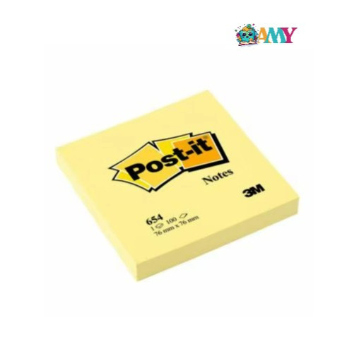 

POST IT 654 YELLOW NOTIES AMY STASIONARY