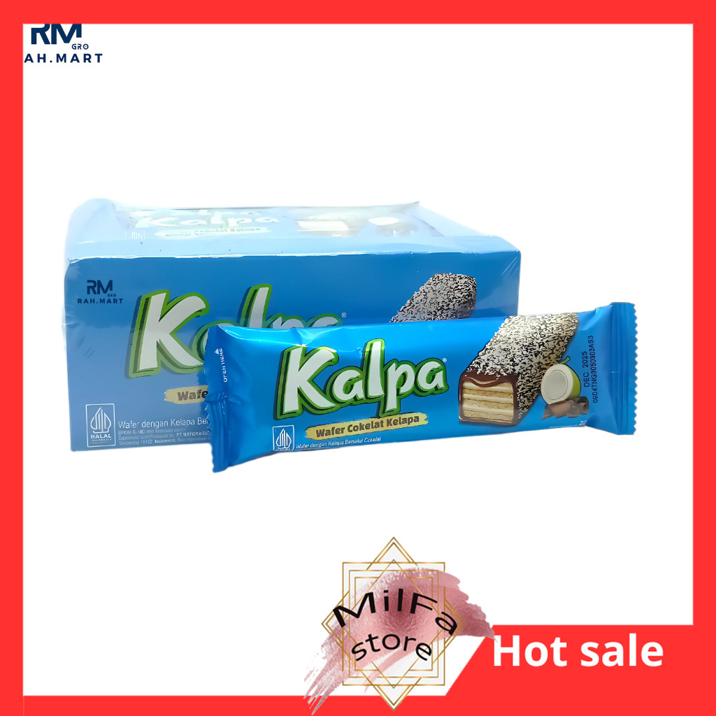 

MF1234 Kalpa Wafer Coklat Kelapa 22gr Isi:12