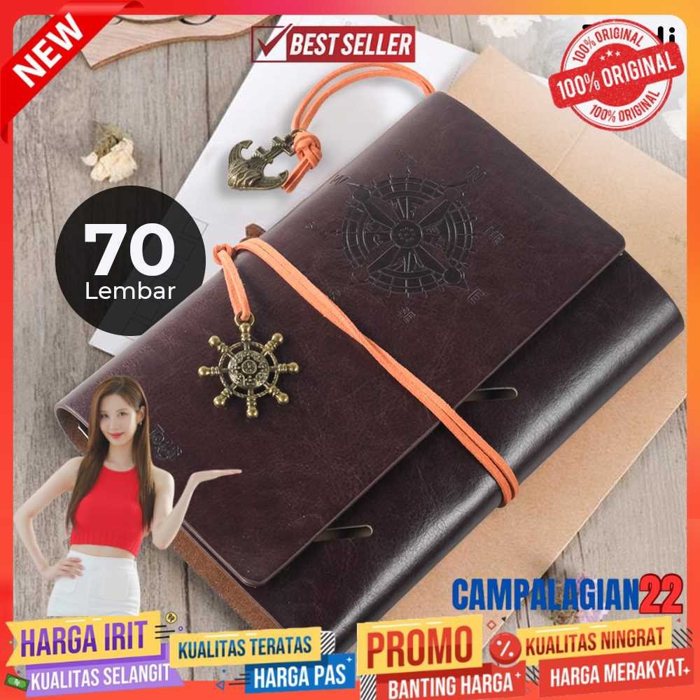 

Toddi Buku Jurnal Leather Notebook Diary A6 72GSM 140 Halaman Blank - 8005
