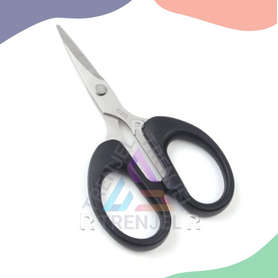 

《♤ TRNJLRR ♡》 Gunting Kertas Hitam Besi Anti karat Buat Sekolah Alat Tulis Pemotong Potong Serbaguna - PROMO TERBATAS