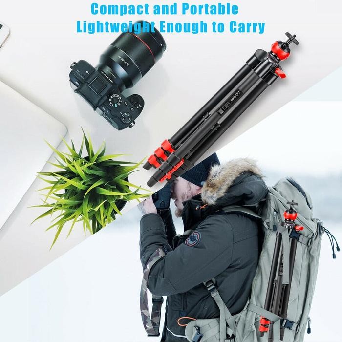 Zomei Tripod Ballhead T60 Free Tas - Tripod Ballhead Termurah