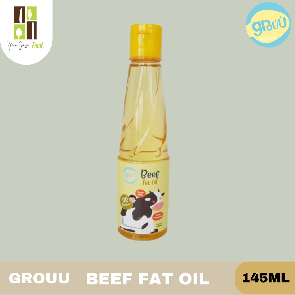 

Grouu Beef Fat Oil 145ml / Minyak Lemak Daging Sapi / Minyak Lemak MPASI