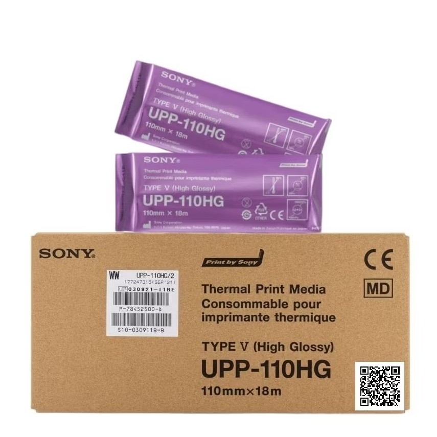 

Sony UPP -110HG Kertas USG Roll Paper Type V High Glossy 110mm X 18M