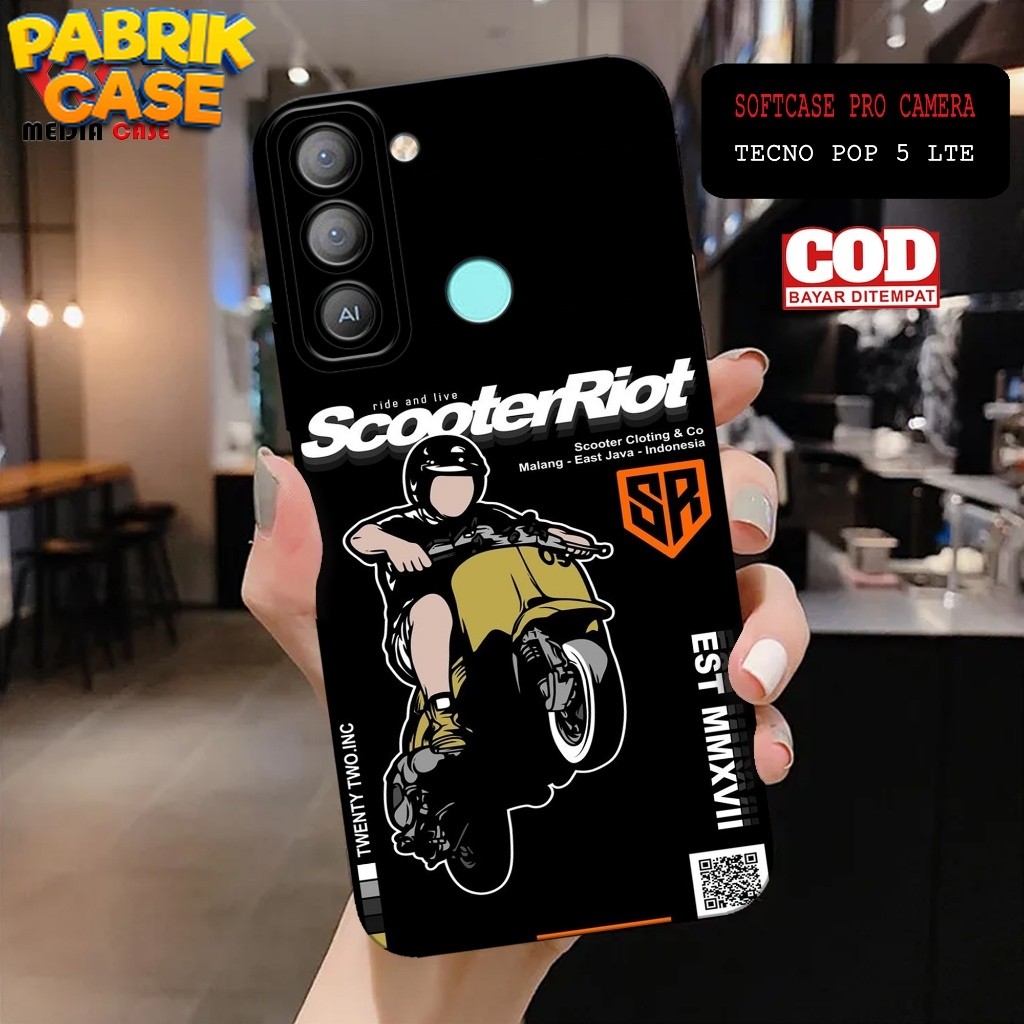 Case Hp Tecno Pop 5 LTE Terbaru - Motif Case Motor - Casing Hp Tecno Pop 5 LTE - Softcase Hp Tecno P