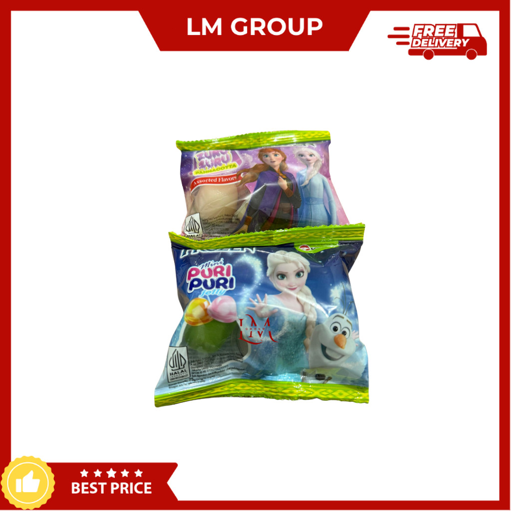 

Disney Frozen Mini Puri Jelly/Zuru Pudding 1 Pack isi 5 cups x 15gr LM Snack Grosir