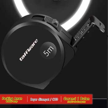 Meteran Alat Ukuran Meter Roll Tape Measure Lock System Taffware 25mm 10M - DSH-19