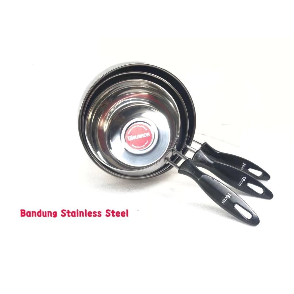 Panci Susu 15cm/17cm/19cm tanpa tutup Panci stainless murah