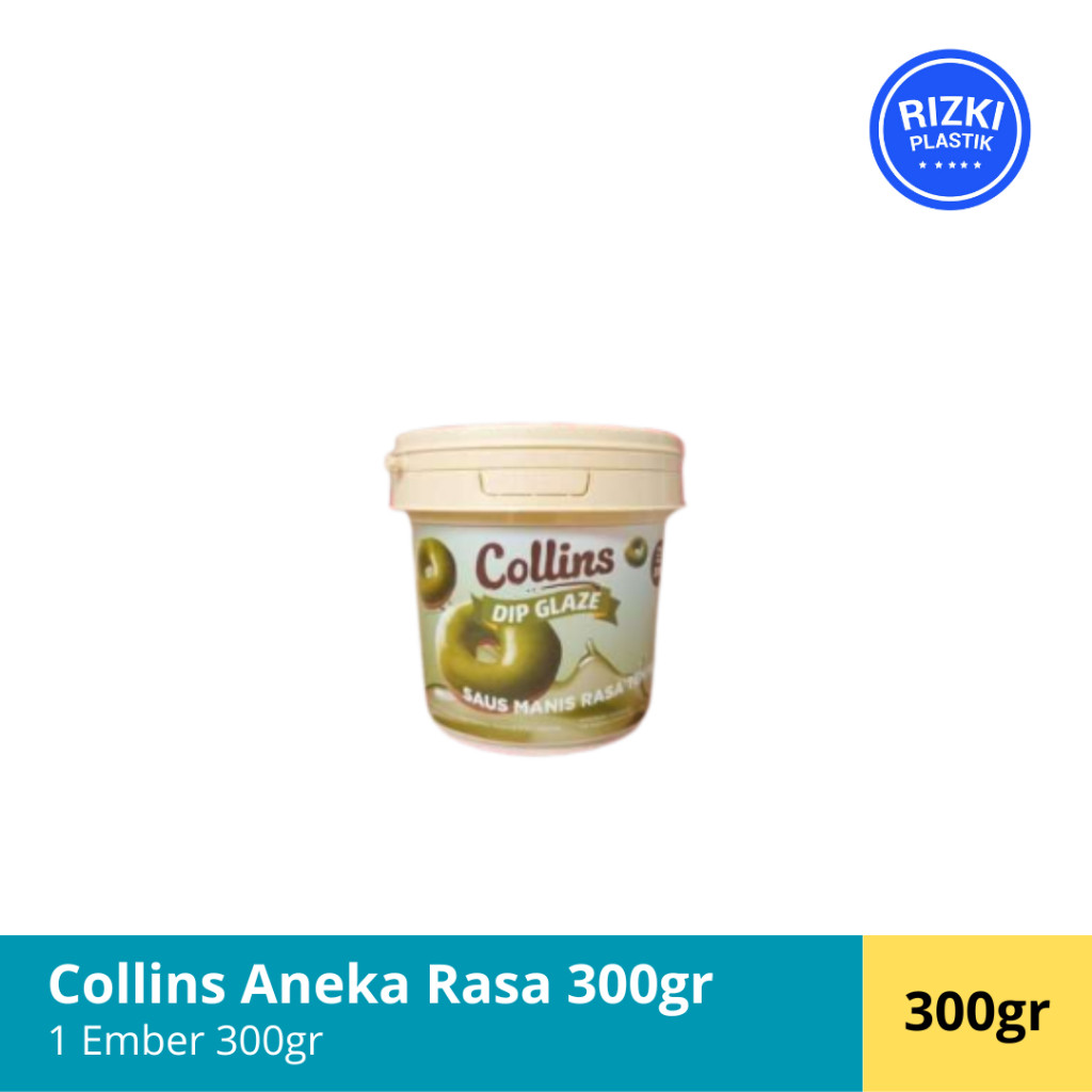 

Dip Glaze Collins 300 GR Kemasan Pabrik