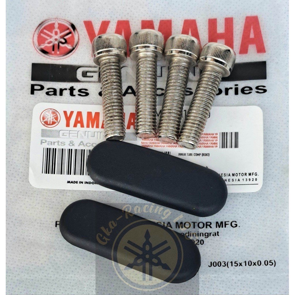 KARET TUTUP KLEM STANG RX KING SCORPIO VIXION LENGKAP BAUT KLEM STANG