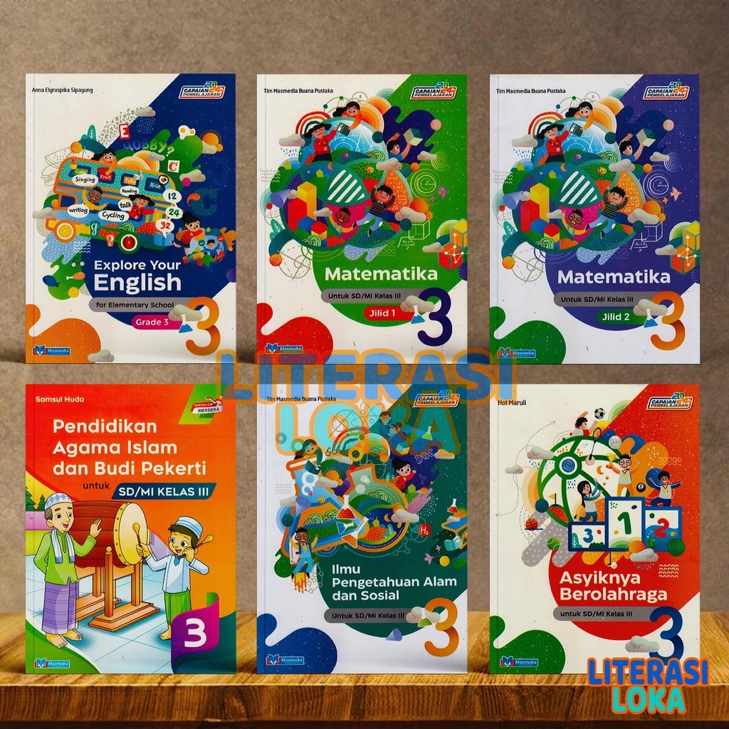Buku Kelas 3 SD Kurikulum Merdeka Masmedia Revisi Terbaru