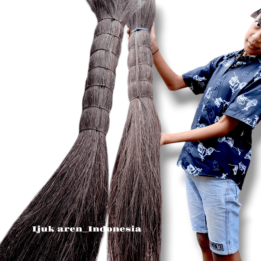 Ijuk super original aren panjang/ijuk terlaris cocok untuk kerajinan, kakaban dan bahan sapu