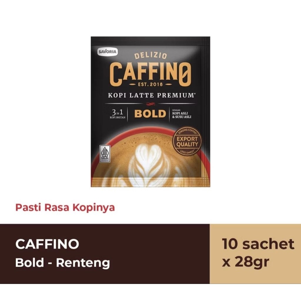 

Kopi Caffino Bold isi 10 Sachet, Coffee, kopi 3 in 1, kopi instan, kopi Indonesia
