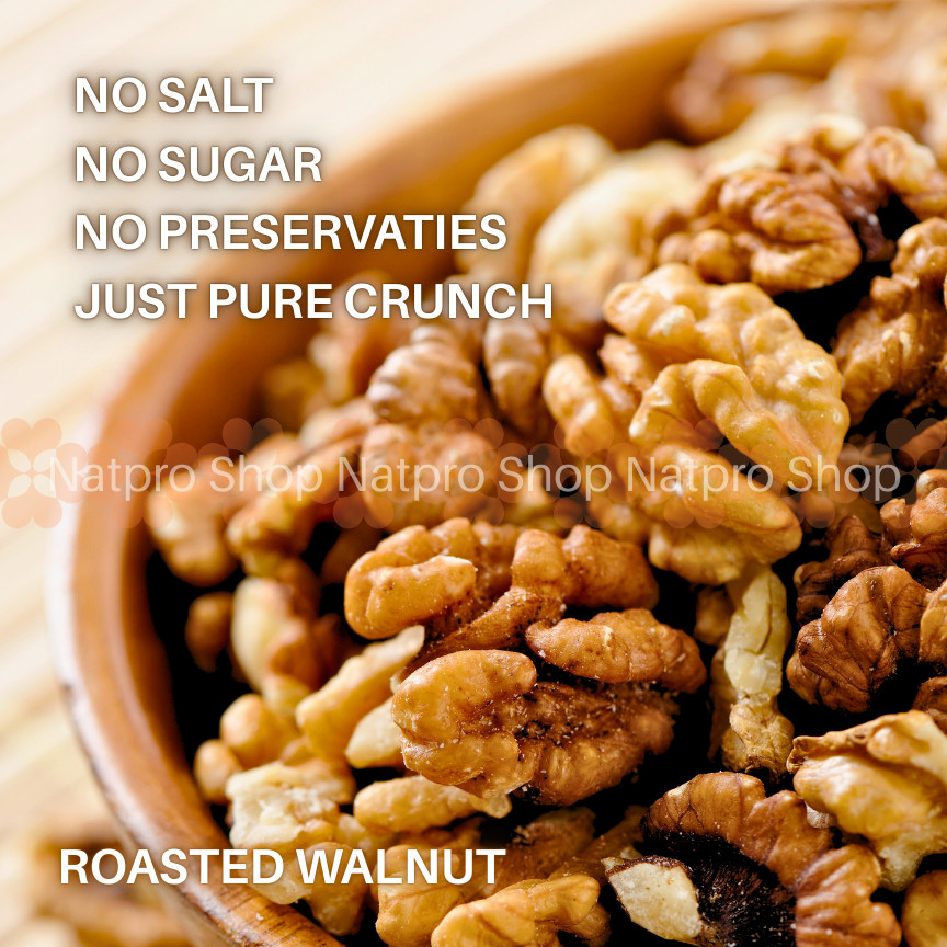 

[Nature Produced] Roasted Walnut 250gr – Kacang Kenari Panggang | Camilan Sehat Alami Siap Makan
