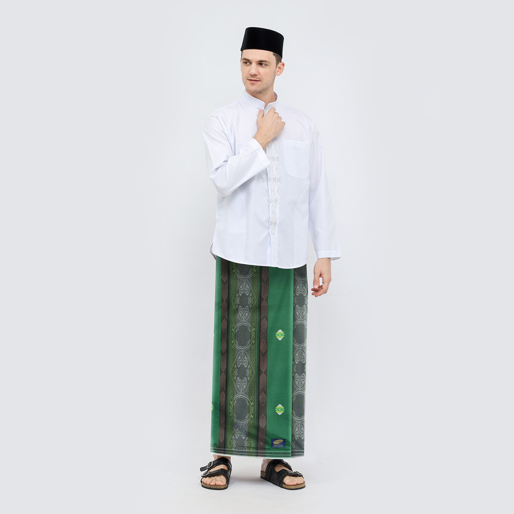 ATLAS Sarung Universal 690 Jacquard Songket Hijau