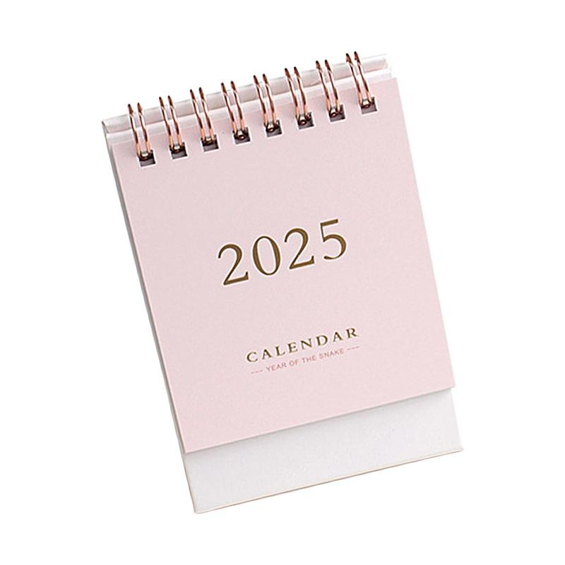 

2024-2025 Desk Calendar Mini Standing Desktop Calendar Small Daily Planning Monthly Calendar Supplies