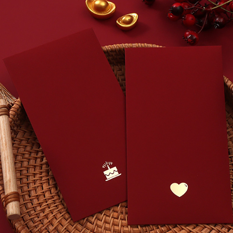 

6Pcs/Pack Chinese Red Envelope New Year Spring Festival Children Lucky Money Envelopes Red Packet Gift Envelope Red Bag