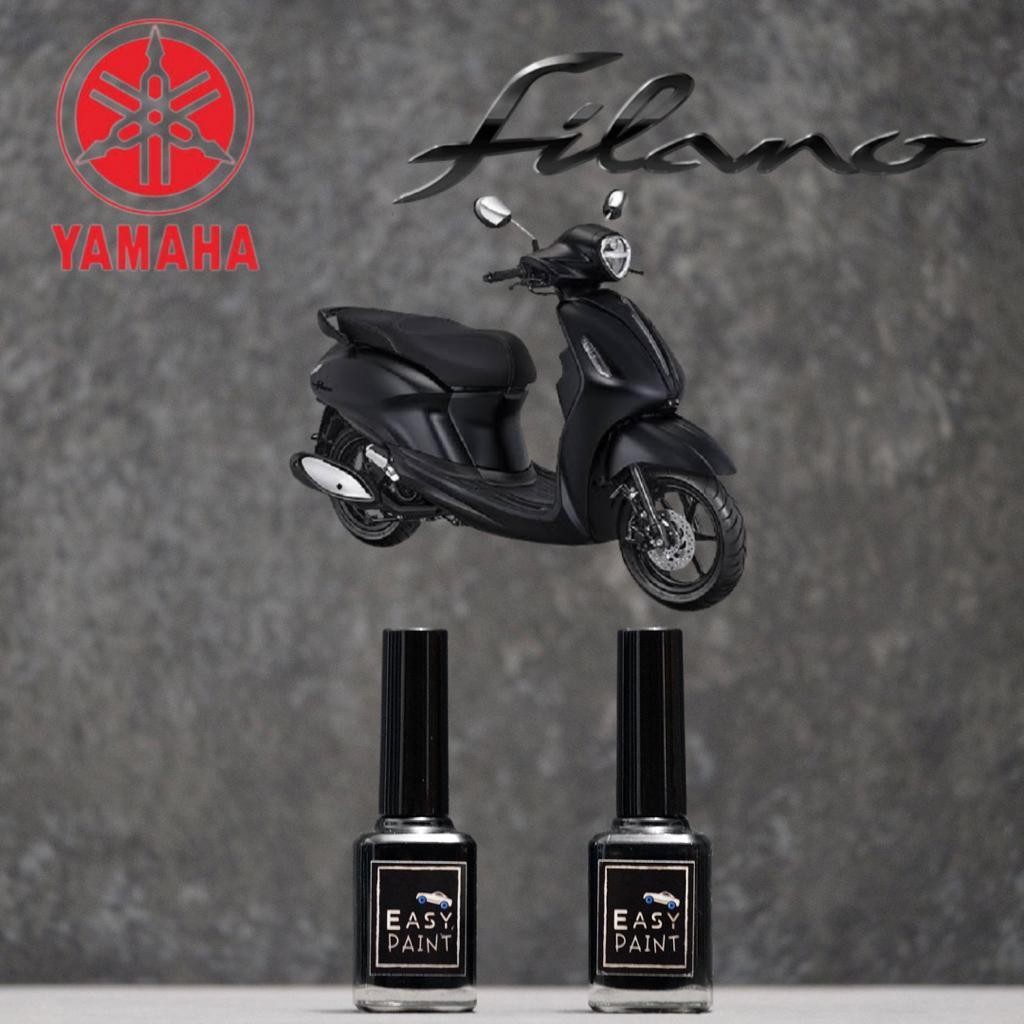 Cat Oles Motor Black Metalic Matte Doff Yamaha Grand Filano Hitam Dof