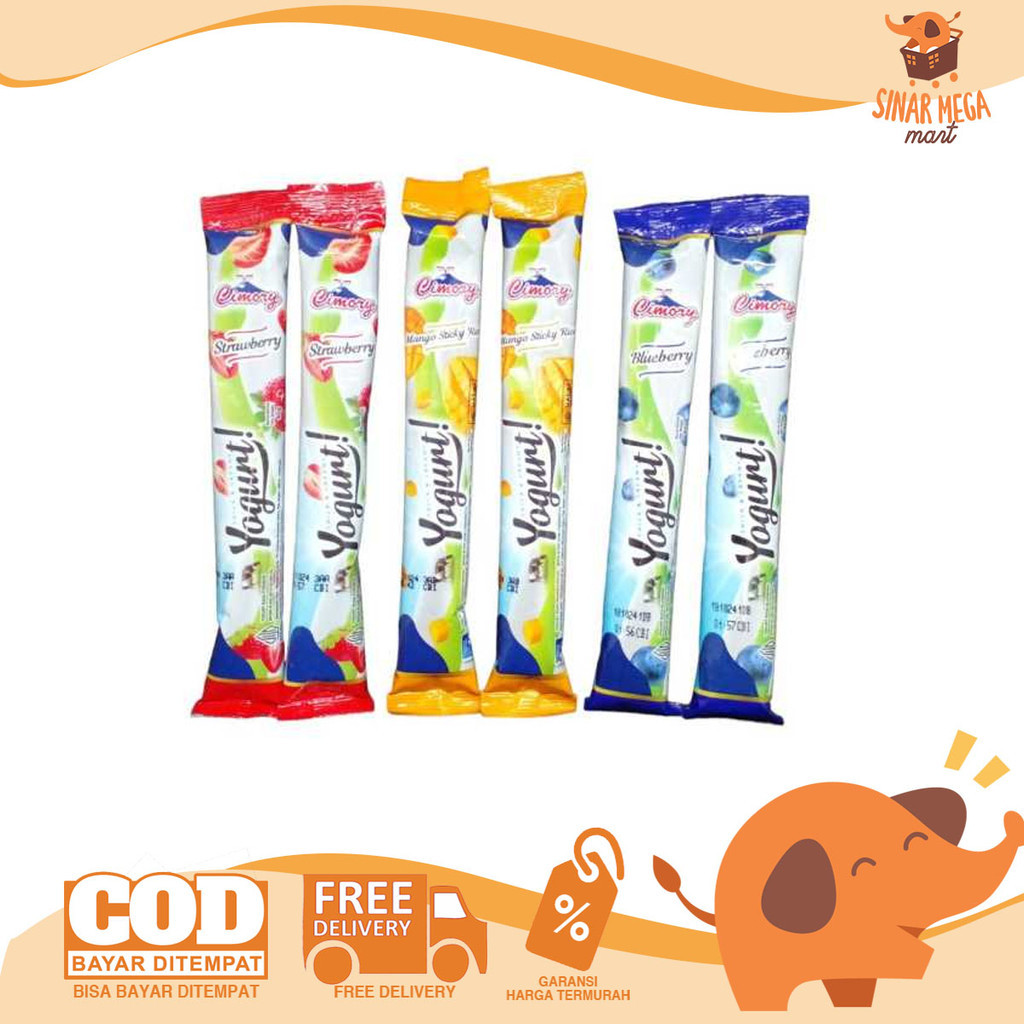 

Cimory Squeeze Stick Mini 40gr | Yogurt Thick & Creamy | Yogurt Strawberry, Blueberry