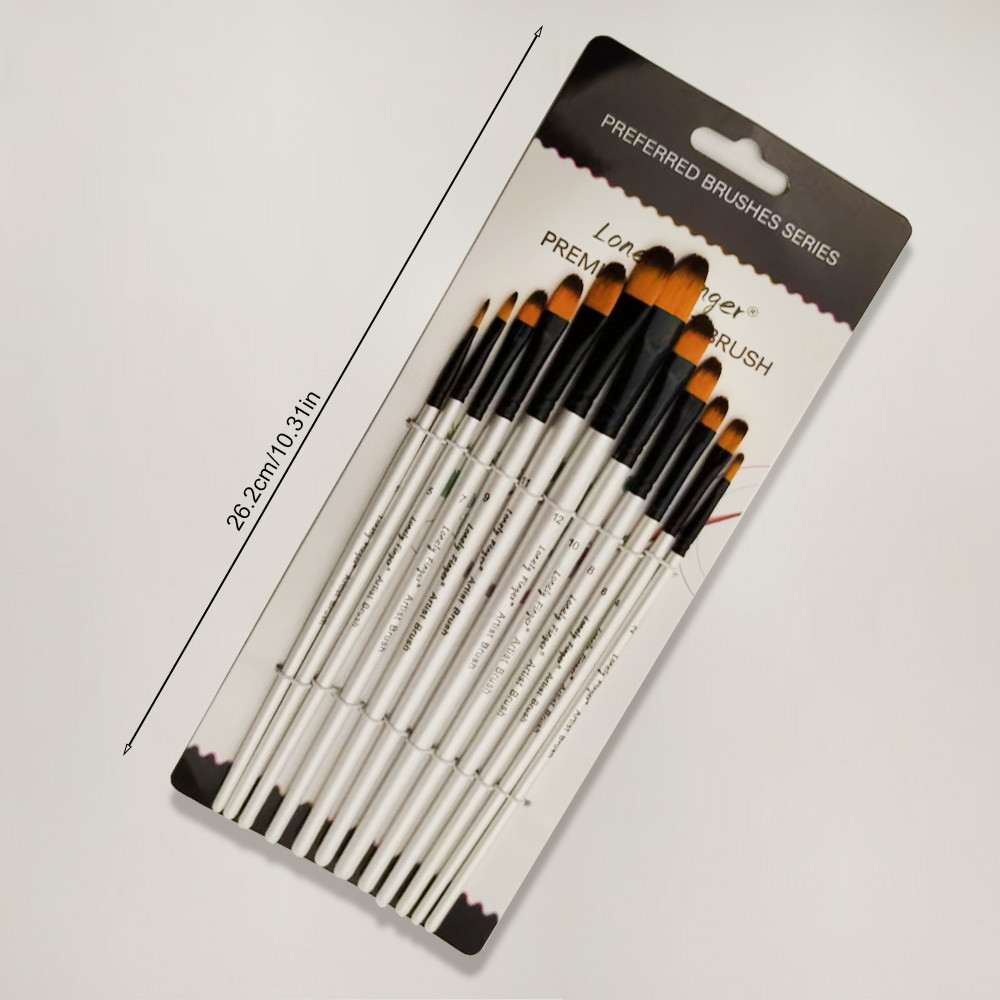 

Lonely Finger Artist Paint Brush Set of 12/48 for Watercolor Acrylic Gouache Oil and Tempera Painting