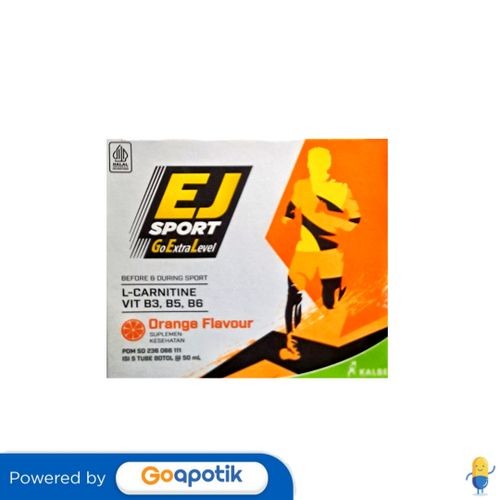 

Ej Sport Orange Flavour 50 Ml Box 5 Tube