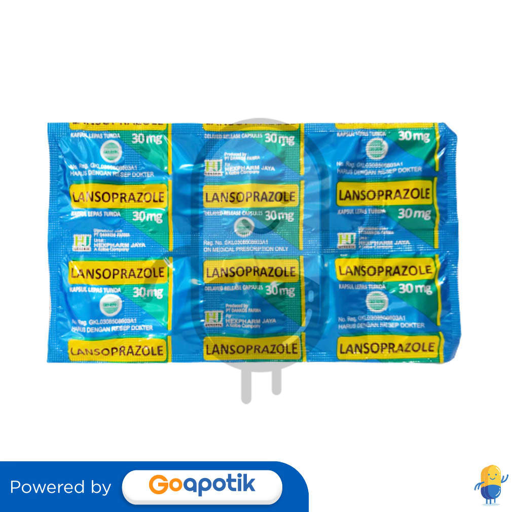 Lansoprazole Hexpharm 30 Mg Strip 10 Kapsul