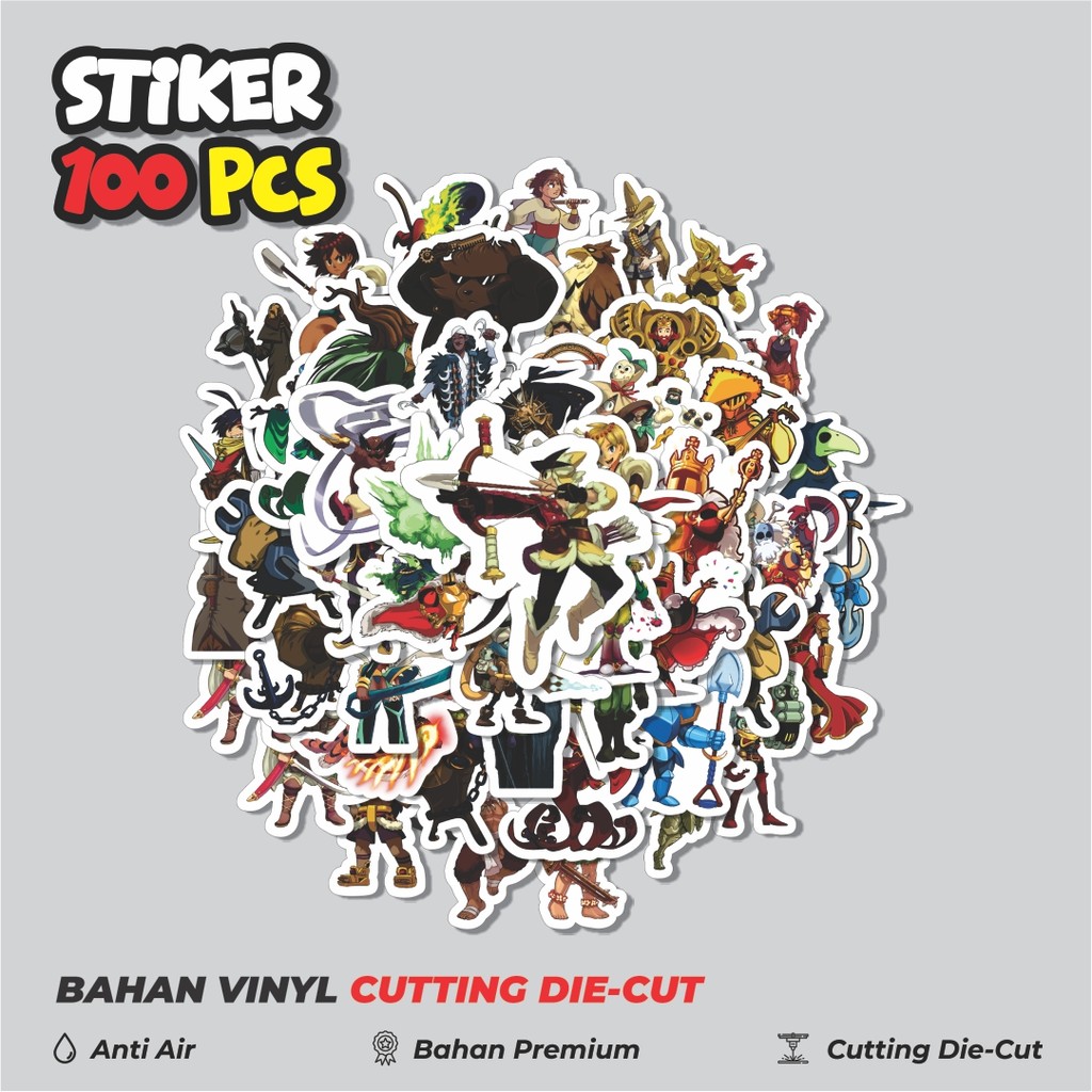 

Terbaru! 50 pcs Stiker Game Series Indivisible Karakter Mix Dekorasi Lucu Kreatif untuk Notebook, Skateboard, HP