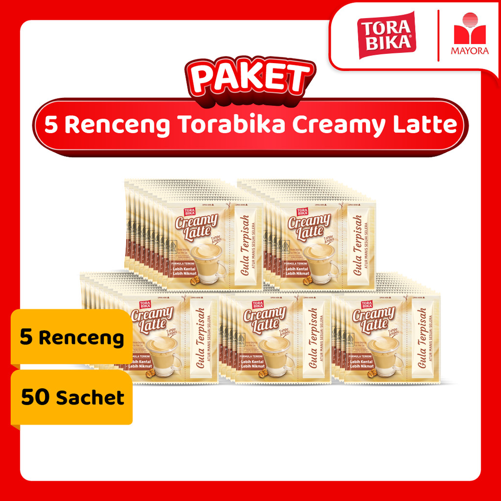 

Paket 5 Renceng Kopi Torabika Creamy Latte