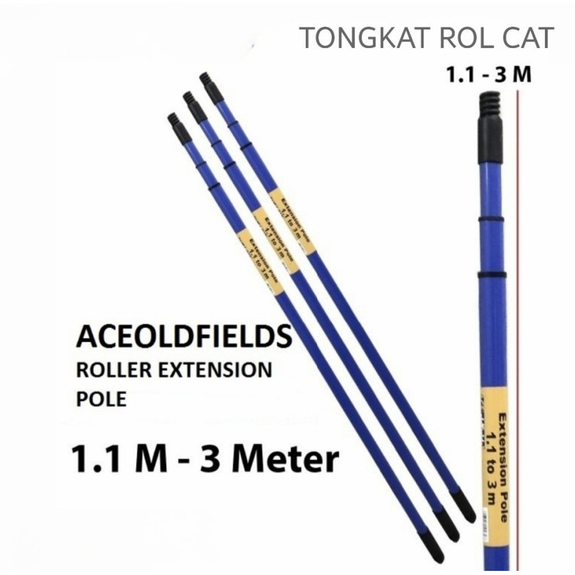 Tongkat Gagang Roller Roll Rol Cat ACE OLDFIELDS Extension Pole Tembok