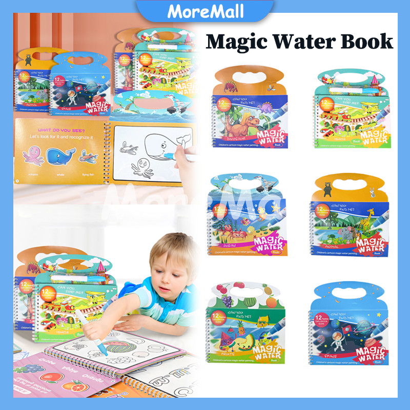 Buku Gambar Ajaib Anak / Buku Mewarnai Ajaib Dengan Spidol Air