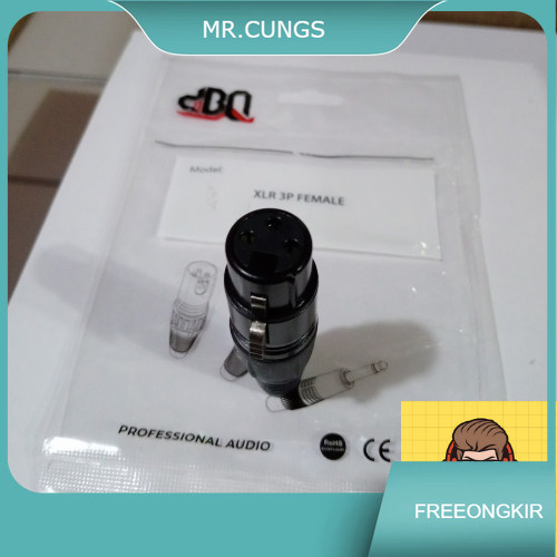 SOKET FEMALE CANON XLR DBQ XL3F