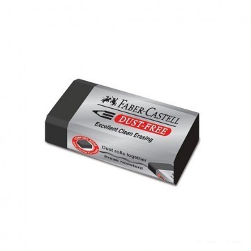 

Faber Eraser Dust Free 18 79 99 / 18 7171 / Penghapus Warna Hitam